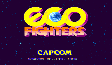 Eco Fighters (World 931203) Title Screen
